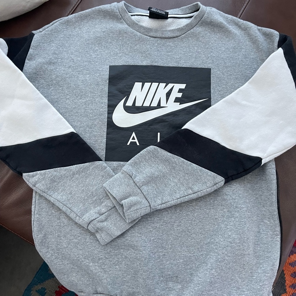 Nike Men's Sportswear Nike Air Fleece Crewneck Sweatshirt S - Picture 2 of 16